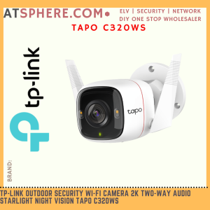 TP-LINK IP Network Tplink Wireless Outdoor Wifi 4MP Night Vision IP66 Micro SD Slot