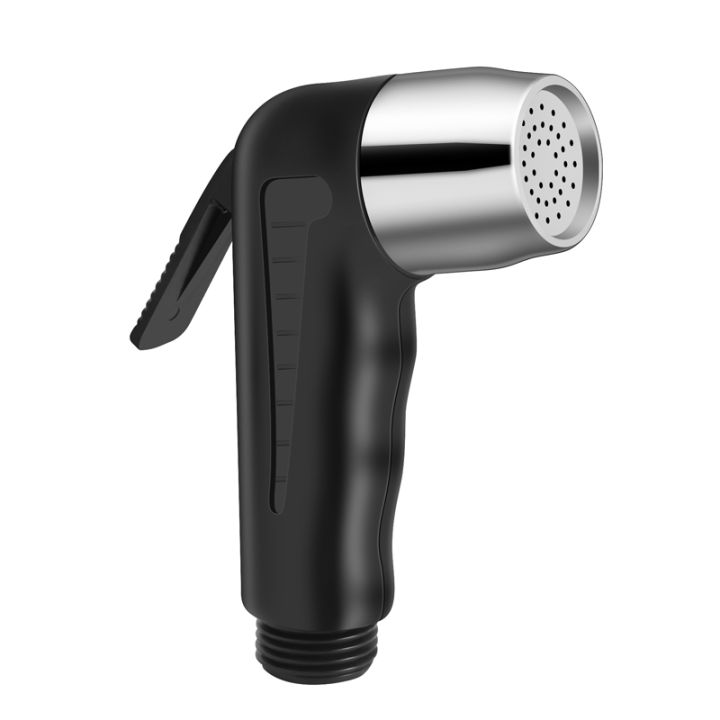 Handheld Bidet Sprayer For Toilet – Bathroom Shower Head Sprayer With On/Off Switch – ABS Black/Silver
