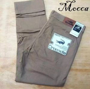 Celana chino panjang pria terbaru - cino man skiny pria terlaris - celana panjang pria murah meriah - chino pants surfing slimfit pria moca abu krem hitam bisa bayar di tempat COD size 27-38