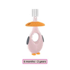 Sides2sides Baby Toothbrush 6m-2y Soft Silicon Toothbrush BPA-Free for 1 year old Babies Kids