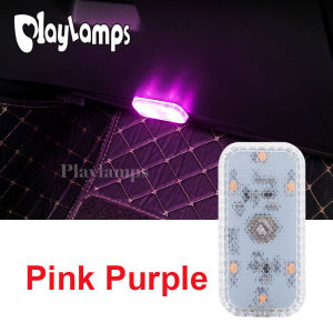 1 pcs Car LED Touch Lights USB Interior Light Wireless Roof Ceiling Reading Lamps for Door Foot Trunk Storage Box 2022 New