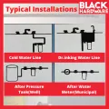 Black Hardware Transparence Home Use Plumbing Water Meter Purifier Filter Housing Drinking Kitchen Clearly Air Pipe Thread 过滤器. 