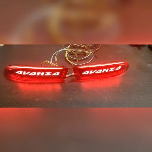 Lampu LED Reflektor Bumper Belakang Mobil All New AVANZA 2012-2019 Logo Strobo