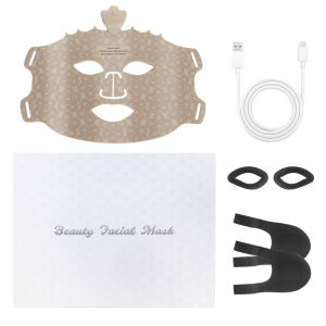 DECINIEE 7 Colors LED Face Mask Silicone Gel Red Light Therapy Photon Mask for Oil Control Whitening Brighten Skin Rejuvenation Anti Wrinkle Acne Pore Full Face 240 Lamp Beads