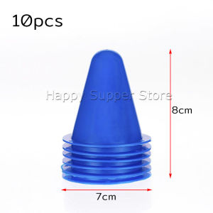 Happy เซต10 ชิ้น กรวยฝึกโรลเลอร์สเกต อุปกรณ์ฝึกซ้อมฟุตบอล วัสดุแข็งแรง ทนทาน Skate Marker Cones