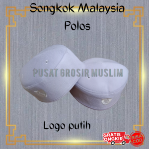Peci peci malaysia murah malaisia logo songkok kopiah peci dewasa Putih