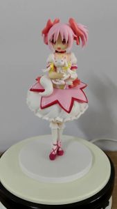 18CM Anime Magia Record Mahou Shoujo Madoka Figure Magica Gaiden Kaname Kyuubey Standing Animation Model Toy Gift Aciton Figure Bandai Banpresto Puella Magi Madoka Magica Akemi Homura Action Figure Model Doll Brand New Boxed Garage