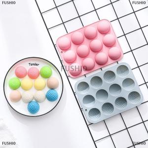 [COD] FUSHI0 Golf Ball Cake Pop Mold Golf Ball Chocolate Mold 12-Cavity 3D Golf Ball Silicone Mold For Cupcake Decorations Candy