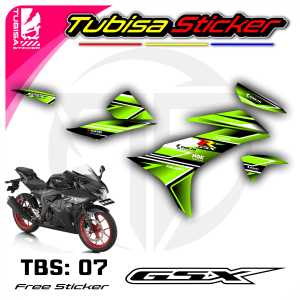 Sticker Striping GSX 150 R - Stiker Striping Variasi Suzuki GSX 150 R Desain Racing. TBS.SF.07