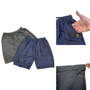 WOMEN CASUAL COTTON SHORT PANT/SELUAR PENDEK SIZE BESAR BIG SIZE WITH POCKET READY STOCK