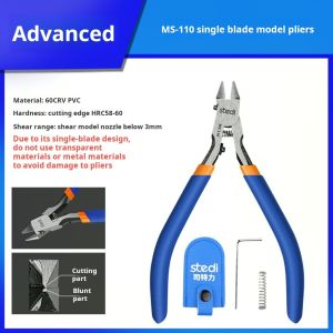 Stedi MS-110 Single-edge Cutting Pliers for GK DIY Mecha Building Model Cutting Tool Dual Limit High Carbon Steel Thin-edge Gate Cutter
