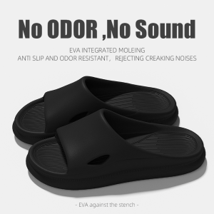 Summer home slippers indoor anti slip bathroom slippers anti odor shower for couples slippers EVA striped lightweight sandals and slippers for home use