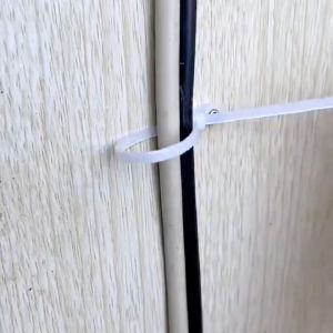 100/200Pcs Screw Hole Nylon Cable Ties – Reusable Self-Locking Cord Fasteners for Hardware & Wiring