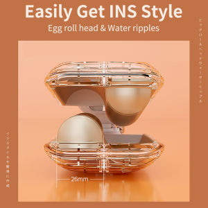 ญี่ปุ่น AKIRA แบบพกพา26มม. เซรามิกไอออนลบไข่เจียวเครื่องม้วนผม Flat Curling Irons Wands ร้อนทุกวันคลื่น Fluffy Puffy ผม Volumizing จัดแต่งทรงผมเครื่องมือสำหรับของขวัญ