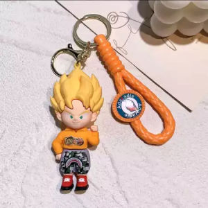 Gantungan Kunci 3D Karakter Dragon Ball lucu Keychain Karakter Lucu