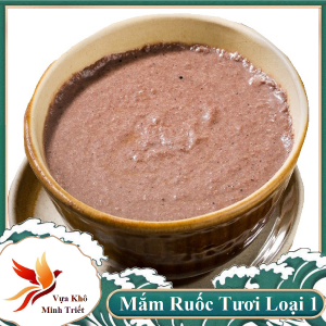 MẮM RUỐC SIÊU SẠCH 1kg MẮM RUỐC  LOẠI 1  ĐẶC SẢN MINH TRIẾT CÀ MAU NHÀ LÀM HOÀN TOÀN THỦ CÔNGBẢO ĐẢM VS ANTP