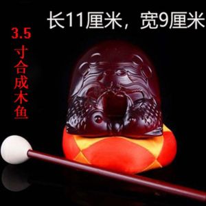 ♨Wooden fish instruments a set of Buddhist and Taoist suppli木鱼法器一套佛教道教用品台湾佛具家用礼佛念佛树脂雕摆件rw75n5.my7.227.22★