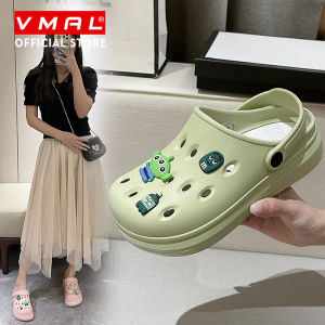 VMAL Nữ Nguyên Bản Dép Giày Đơn Giản Chất Lượng Cao Đế Mềm EVA Giày Tổ Ong Guốc Nữ Dép Đi Biển Ngoài Trời Phụ Nữ Giày Làm Vườn 36-45