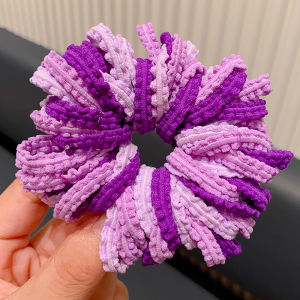 50pcs Girls Candy Color Hair Ties Elastic Hair Band Baby Cute Trendy Comfortable Headwear Hair Ties Kid Accessories h260729