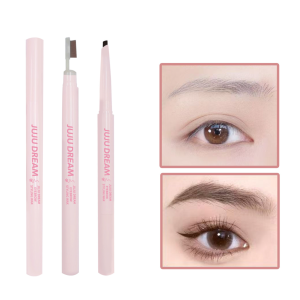 【การแต่งหน้าที่ดูเป็นธรรมชาติและติดทนนาน】แว็กซ์แต่งคิ้วสามมิติสองหัว