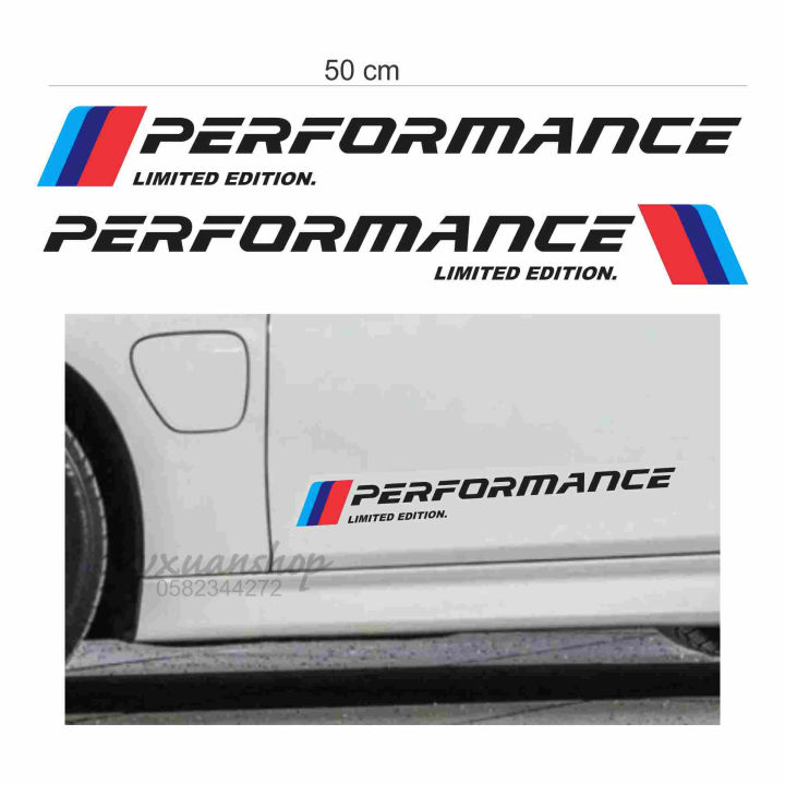 (2 cái| kích thước to) Tem chữ thể thao Performance dán thân xe, cánh ...