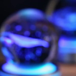 Komputer Meja Rumah Bola Kristal Lampu Malam Awan Selebriti Internet Indah Kreatif untuk Rakan Lelaki dan Perempuan Hari Jadi Hari Valentine