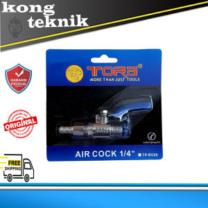TORA Kran Angin 1/4 inch Keran Angin Kompresor TR BV20 1/4 dan 3/8 inch