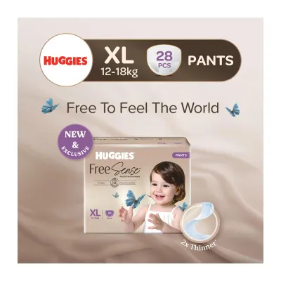 Huggies Free Sense Baby Diaper Pants XL 28s