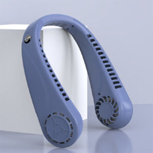 SG[Ready Stock]2024 new portable Neck fan hands-free sports cooling wearable Neck-mounted small fan