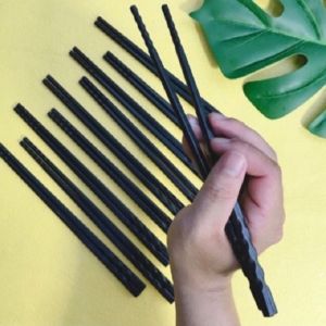 Bộ 10 Đôi Đũa Nhựa Xoắn Dài 22.6Cm - Không Nấm MốcChịu Nhiệt tốt