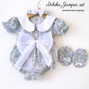 JUMPER SUIT renda baju sepatu bandana pakaian anak bayi perempuan cewek lucu murah terlaris cod berkualitas sitembem baby shop ISABEL HIKARU ICHIKA