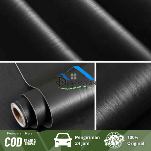 DNV - Wallpaper Stiker Dinding Motif Kayu Coklat Putih Wallstiker PVC 45CMx 1M Hight Quality Premium