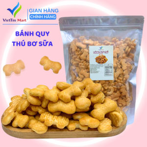 500GR [ TÚI ZIP] BÁNH QUY BƠ HÌNH THÚ THƠM NGON GIÒN TAN - VIETTIN MART