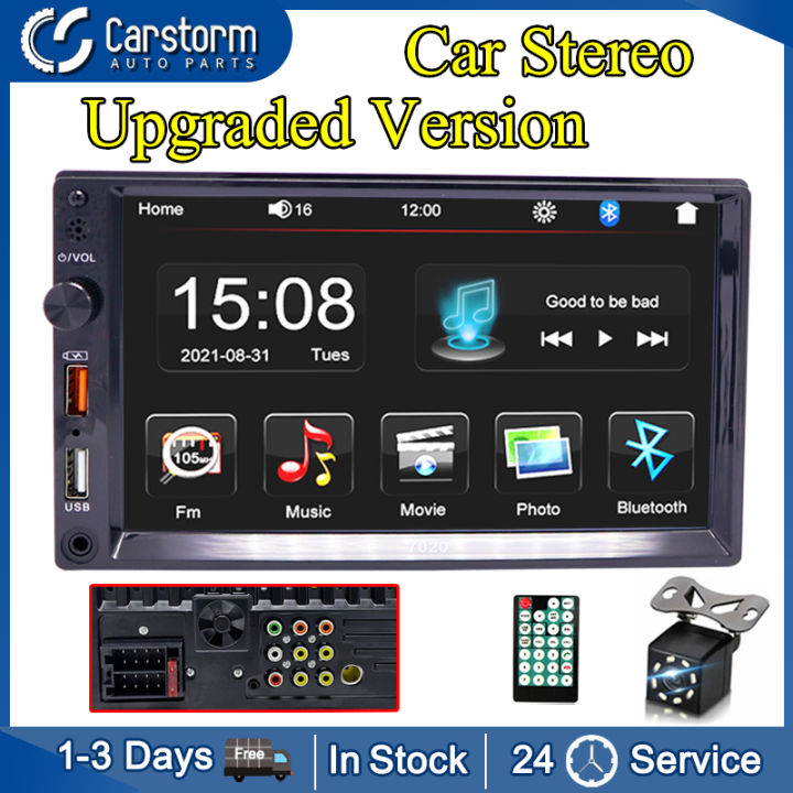 Carstorm Upgraded Car Stereo Touch Screen Mp5 Radio Player Mirror Link Multimedia Player 7 Inch