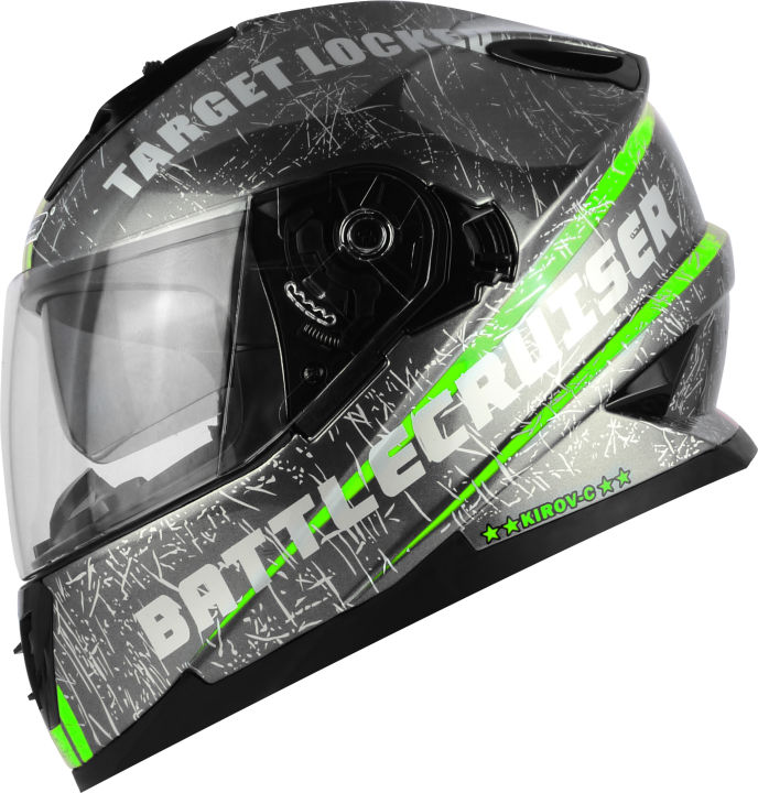 Lev3® BJ-9930 BattleCruiser Motorcycle Helmet FullFace Dual