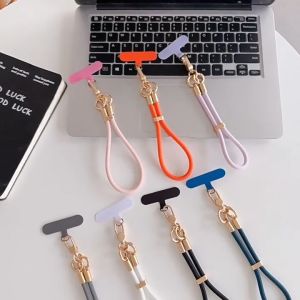 CuddleCove Adjustable Silicone Phone Case Lanyard Versatile Wrist Rope Simple Soft Anti-loss