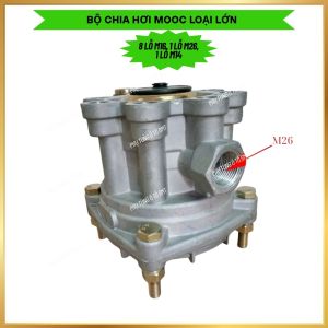 Van chia hơi bộ chia hơi mooc kéo 7 lỗ mặt 7 lỗ mặt trên M16 1 lỗ cạnh bên M26 2 lỗ cạnh bên