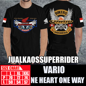 BAJU KAOS DISTRO HONDA VARIO ONE HEART ONE WAY