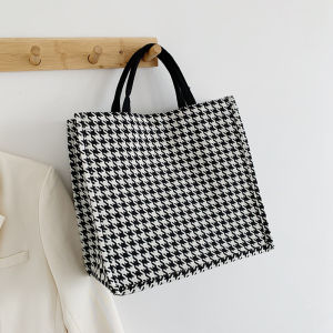 FE Large Capacity  Handbag New Fashion Canvas Bag 2024 Womens Bag Net Red Casual Shoulder Bag Womens Bag