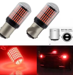 Nine!! LUXIMOS LAMPU LED BELAKANG T20 SB2 3014 54 ( Saat REM Lampu Merah KEDAP KEDIP ) LAMP Back 50+ Pin LONG Lifespan Ultra Bright Brightness Decoding iC Curret Constant RED Merah Berhenti Ber Henti NGEREM Stop Lampu Low Energy Murah Original ORI KEREN