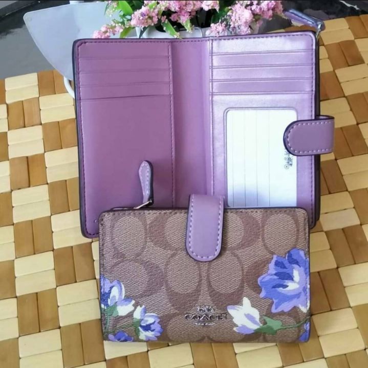 Authentic Coach Purple online Medium Purse