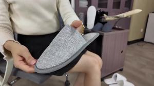 In-Stock Direct Delivery Of Hotel Linen Slippers For Guesthouses Hotels And Beauty Salons With Thick-Soled Cotton-Linen Slippers