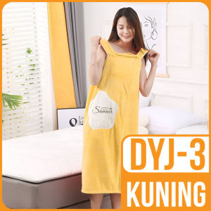 Handuk Baju Mandi Wearable Towel Mandi Wanita Kimono Multifungsi Handuk Renang