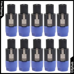 【VIP】 Bulk 10pcs NL4FC 4-Pin Connectors for Speaker Wiring Professional Audio Connection Accessories