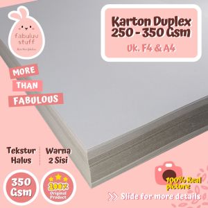 (ISI 10) Karton Dupleks 250 - 350 gsm A4 F4