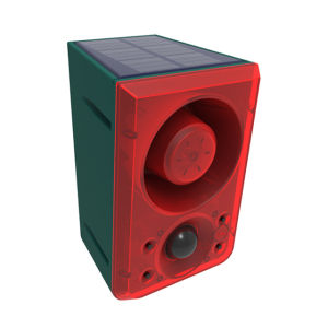 SANX Solar Alarm Motion Sensor Sound Light Loud 139db Gunshot & Dog Barking Alarm Warning Alert Home Security Alert System rumah