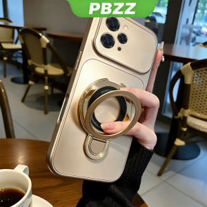 PBZZ Case for Redmi 12 4G 2023 redmi 13 phone casing anxiety Softcase Silicone shockproof Cover new design aesthetic Changes cute Metal Paint Instantly pink with holder for girls JSQUZJ2