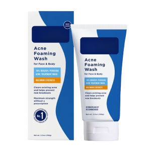 (US Import )Acne Wash Acne Foaming Wash 10% with Benzoyl Peroxide 156g Oil Control Blackhead Remove