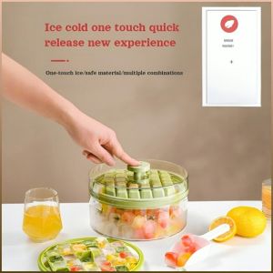 Ice box  ice dispensing box  one touch ice removal  easy demoulding ice tray