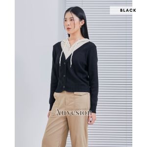 6063 Zippy Two Tones Hoddie Zipper Polos Atasan Jaket Wanita